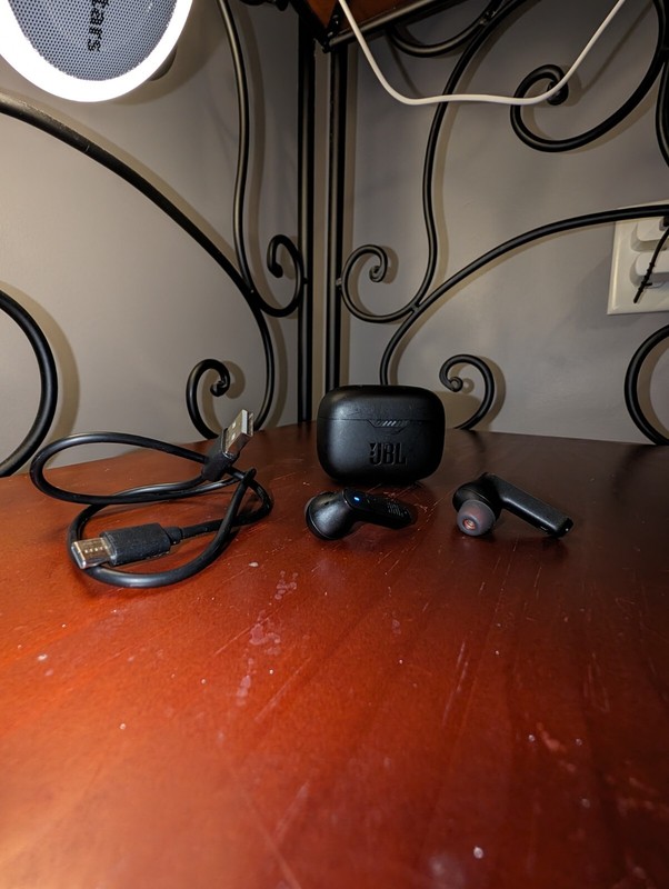 JBL T230NCTWSBAM In Ear Bluetooth Headphones (Cord included) - Black gallery