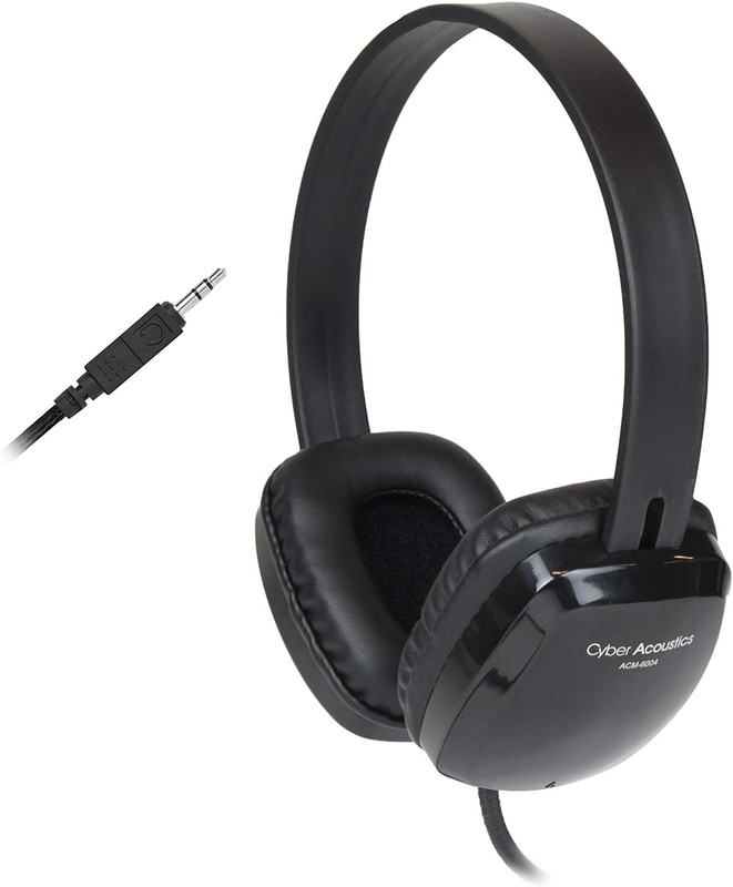Cyber Acoustics ACM-6004 Stereo Headphone With Adjustable Headband