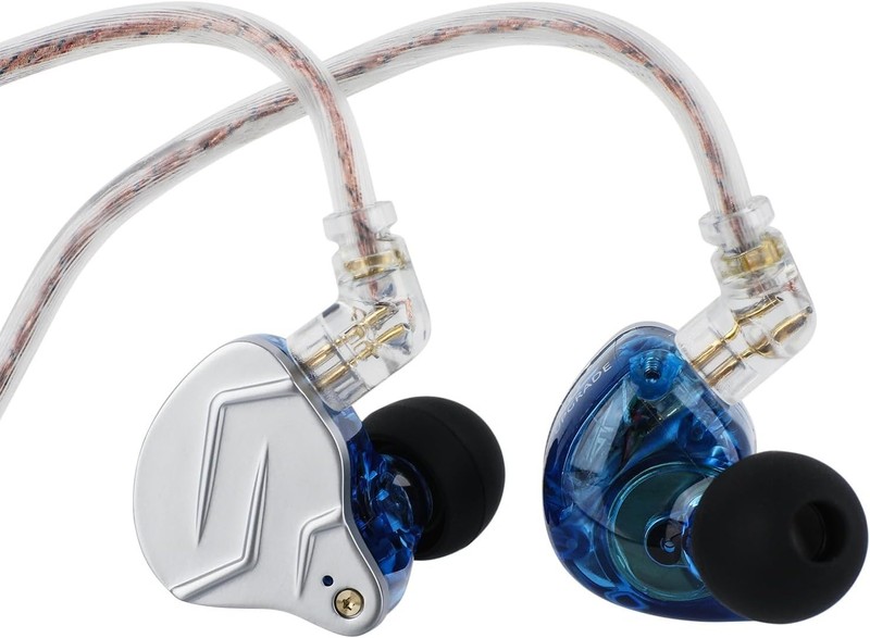 KZ ZSN Pro Dual Driver 1BA+1DD Hybrid Metal Earphones HiFi in-Ear Monitor wit... gallery