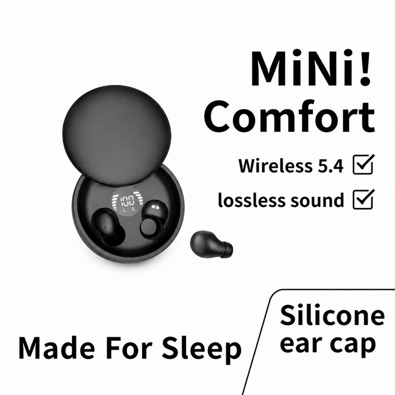 SK26 Bluetooth In-Ear Earbuds, Touch Control, Lightweight, Wireless Headphones