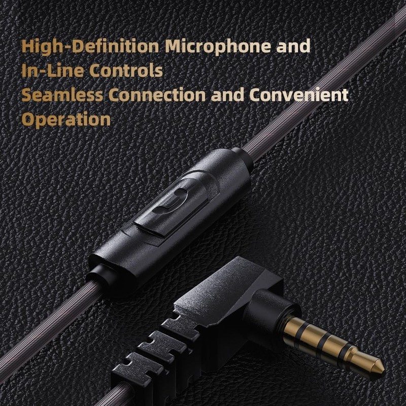 Wired Gaming Headphones, Earphones HiFi Earbuds Dynamic Driver for Video Gaming gallery