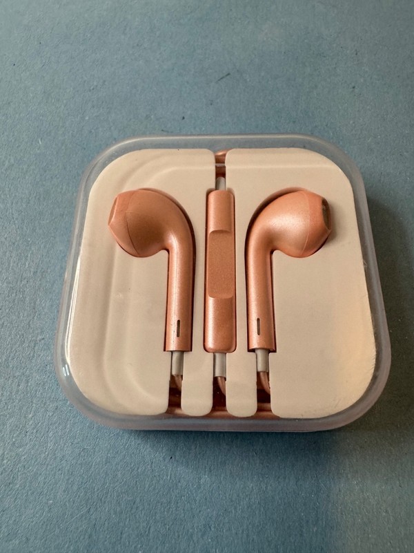 Rose Gold Earphones