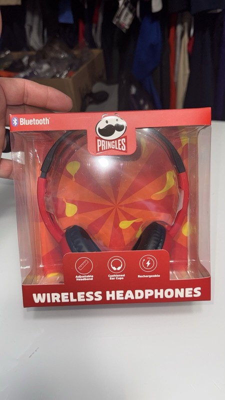 New Wireless Pringles Bluetooth Adjustable Headphones – Limited Edition