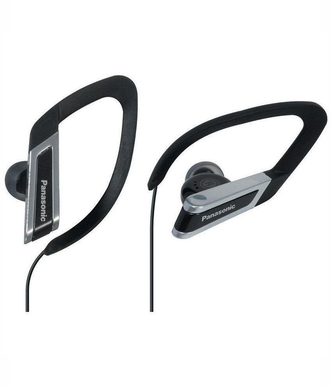 Panasonic RP-HS200-K In-the-ear Clip Type Water Resistant Sport Earphones, Black
