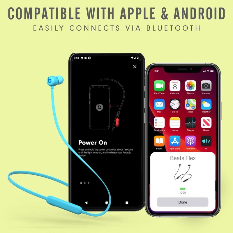 Beats Flex Wireless Earphones Apple W1 Headphone Chip, Blue (Latest Model) gallery