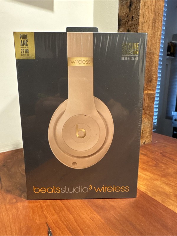 Brand New Beats Studio 3 Wireless Headphones Skyline Collection Desert Sand