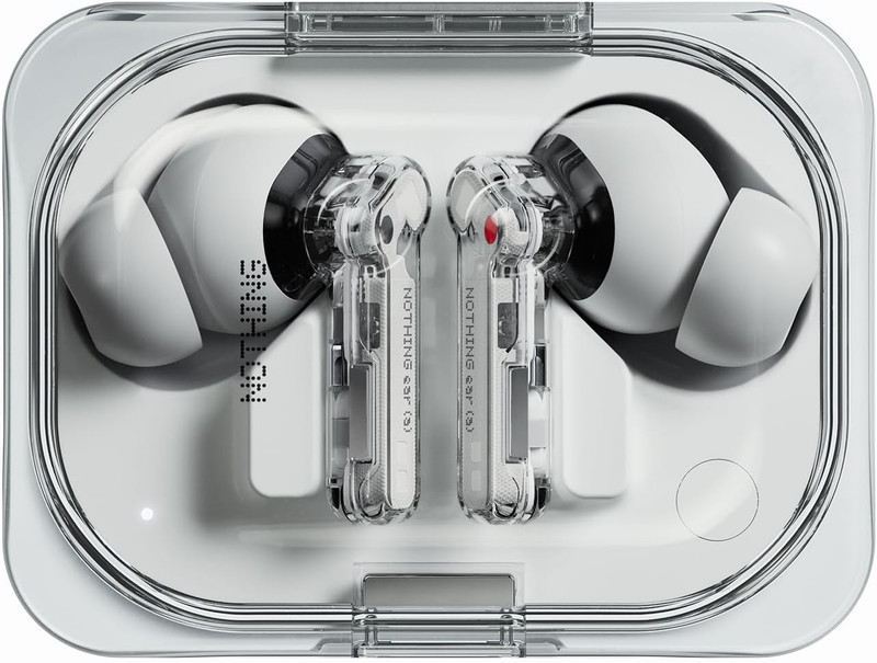 Ear (A) Wireless Earbuds, 45Db Hybrid Noise Cancelling Earbuds, Hi-Res Audio, Ad