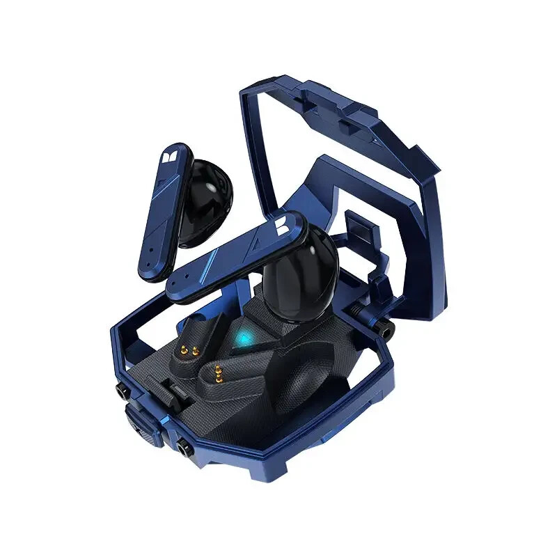 Monster AirMars XKT09 Wireless Gaming Headphones w/ Bluetooth, Blue – BRAND NEW!