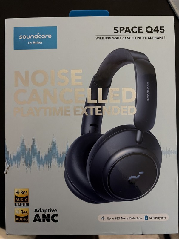 soundcore Anker Space Q45 True Wireless Headphones – Black