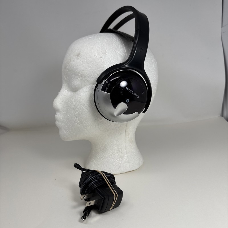 Unisar TV Listener J3 TV920 Wireless Headphones Hearing + Power Cable Charger