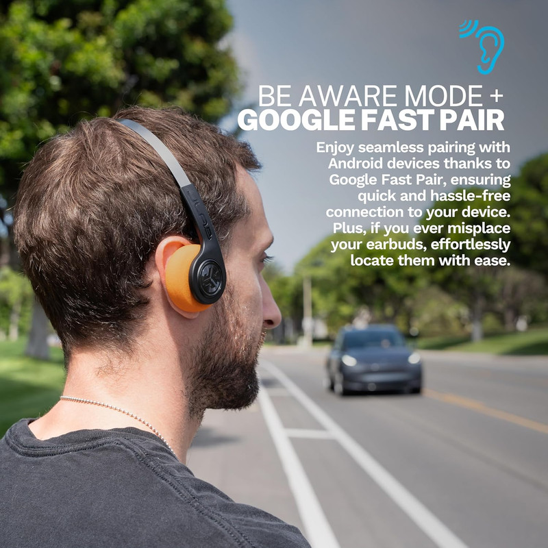 Jlab Rewind 2 Wireless Retro Headphones, 20+ Hours Playtime, App Support, Blueto gallery