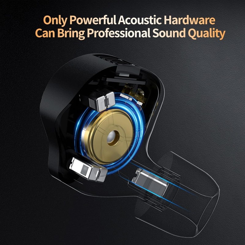 ZS12 PRO X: Hybrid 1DD+5BA In-Ear Monitors with Detachable Cable for Audiophiles gallery