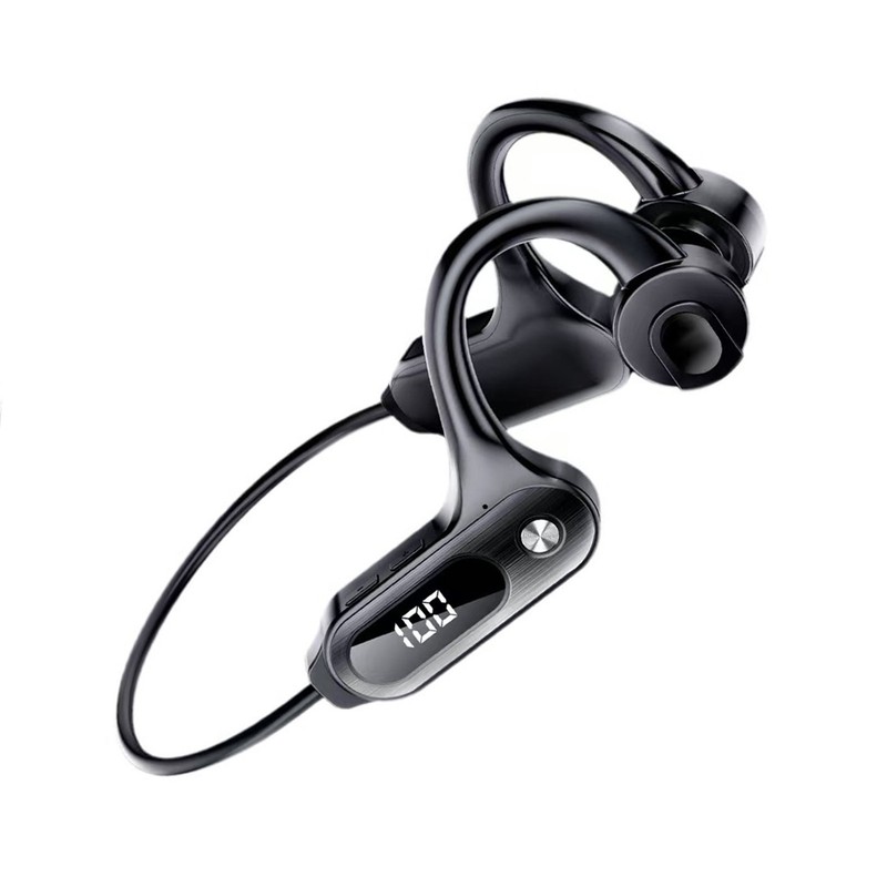 Ergonomic Bluetooth Headphones Work 300mah Bone Conduction /w 1*Cable Brand New