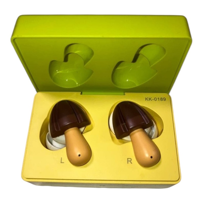 Meiji Kinoko no Yama Wireless Earphones Kinoko-no-Yume Earbuds From Japan New gallery