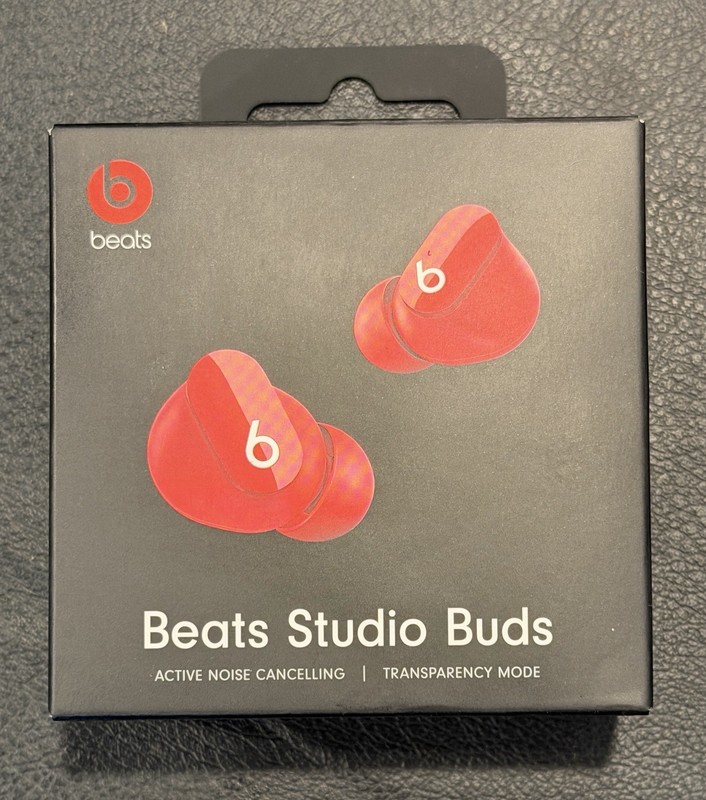 Beats by Dr. Dre Studio Buds Wireless Earbuds Red Active Noise Cancelling In-Ear