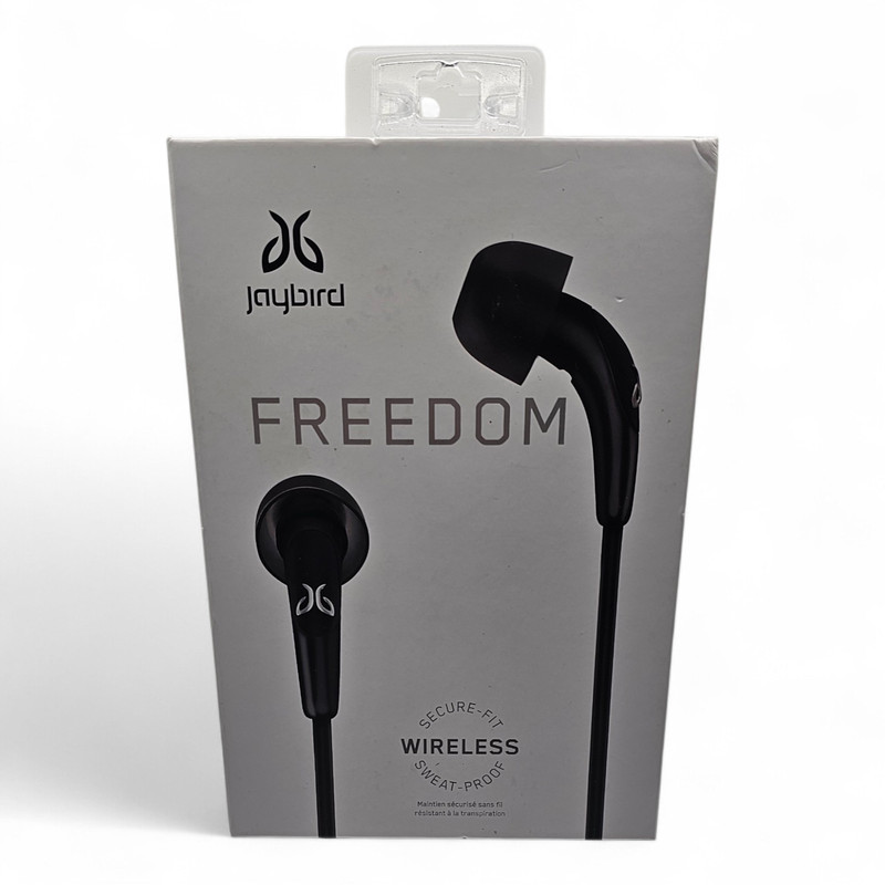 Jaybird Freedom Wireless Sport Earbuds Carbon Bluetooth New Open Box