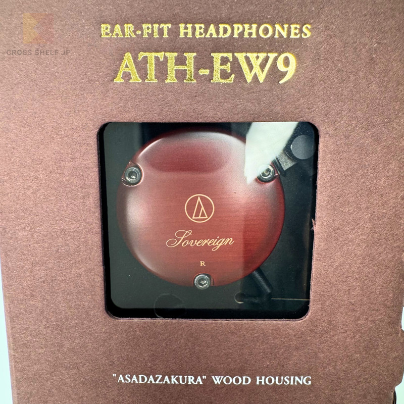 Audio Technica ATH-EW9 Wood Ear Fit Clip-On Wired Headphones Asada Cherry Japan gallery
