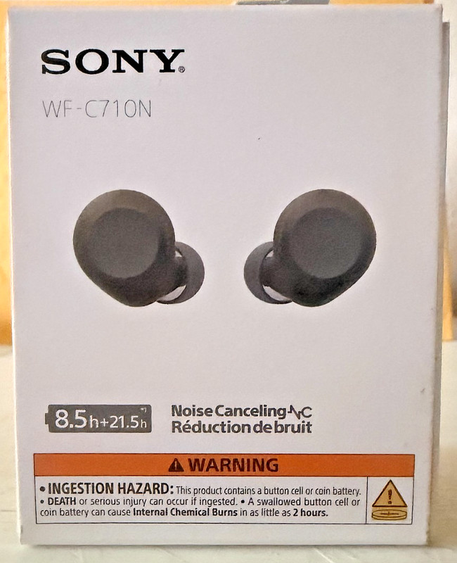 Sony WF-C710N Truly Wireless Noise-Canceling Earbuds Black BRAND NEW!