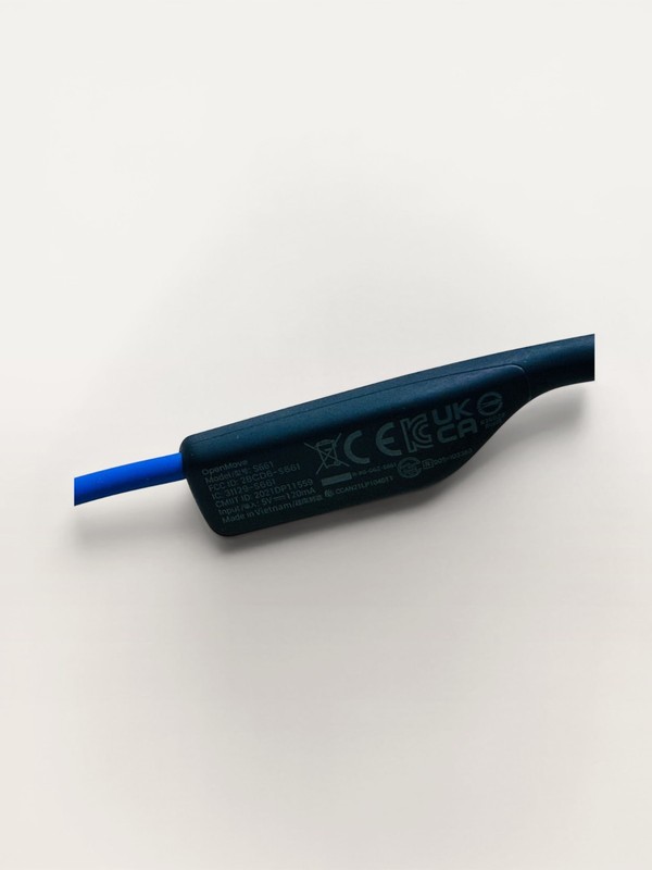 Shokz OpenMove Bone Conduction Open Ear Wireless Headphones - BLUE - FREE SHIP! gallery