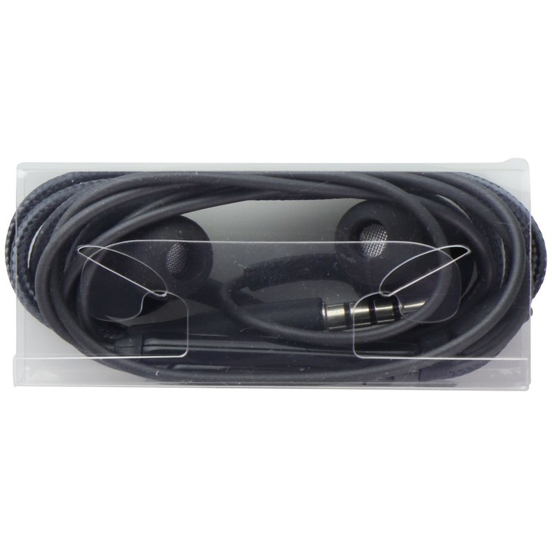 Universal 3.5mm Braided Stereo Headphones with Mic/Remote - Dark Gray gallery