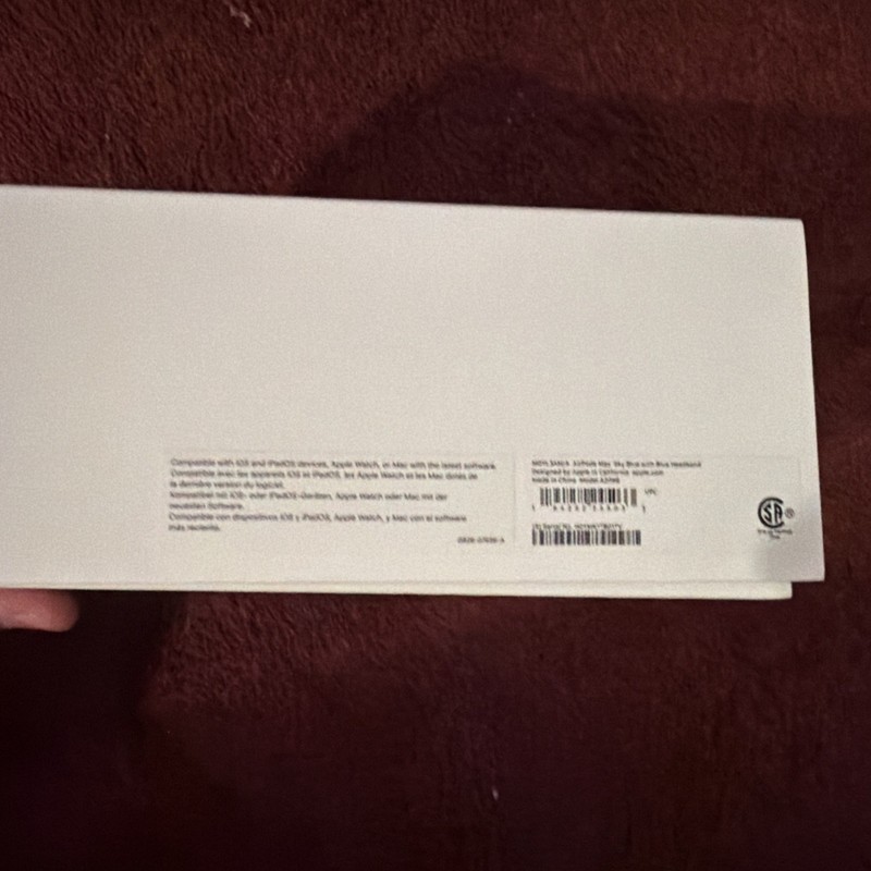 Apple AirPods Max Lightning Blue Open Box Complete in Original Box gallery