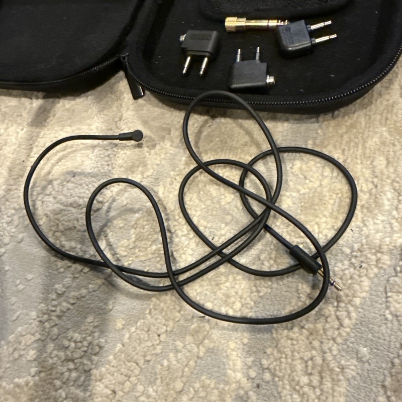 JVC HA-NC250 Stereo Headphones Noise Canceling w/ Case Adapters Wired gallery