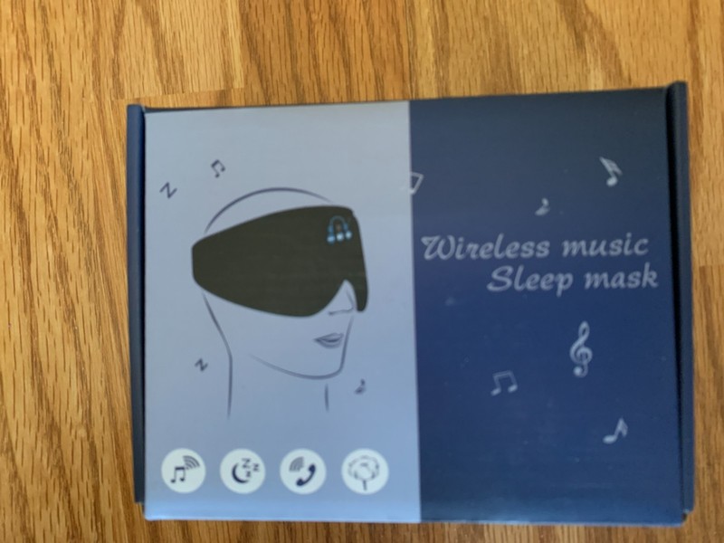 Bluetooth Sleeping Eye Mask Headphone Sleep Travel Music Eye Cover Wireless Soft