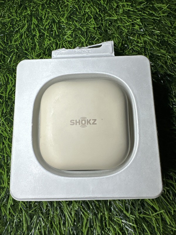 Shokz OpenFit Open-Ear Bluetooth Wireless Earbuds - Beige (T910) gallery