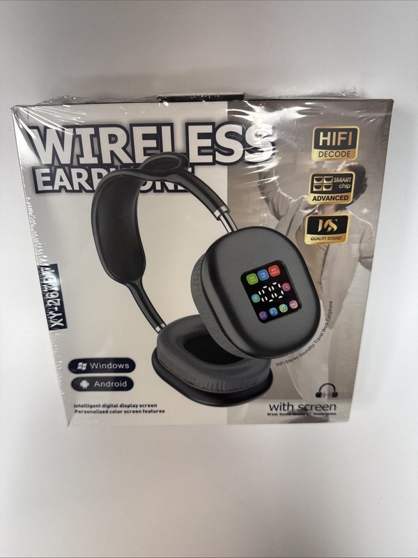 XY-267BT Wireless Headphones w/ Screen HIFI Decode