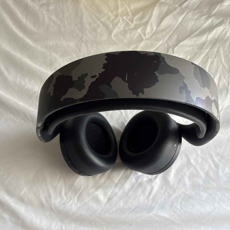 PlayStation Sony A500 Over-Ear Bluetooth Wireless Headphones Gray/Black Camo gallery