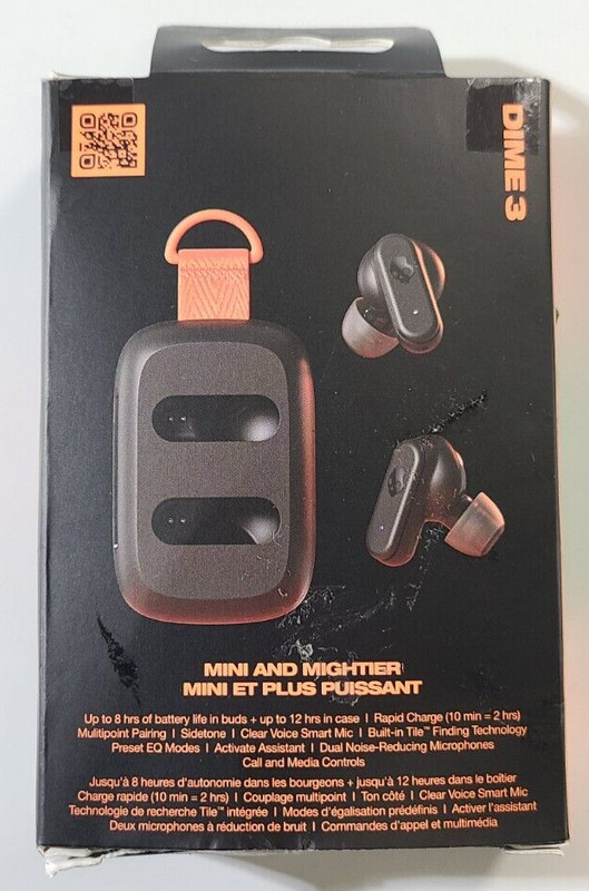 Skullcandy Dime 3 (S2DCW-R740) In-Ear Wireless Earbuds, Black gallery