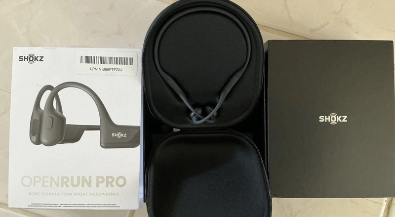 Shokz OpenRun Pro Bluetooth Bone Conduction Sport Headphones , Open Box