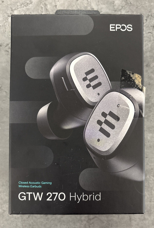 EPOS GTW 270 Hybrid Wireless Gaming Earbuds, Bluetooth & USB-C Dongle