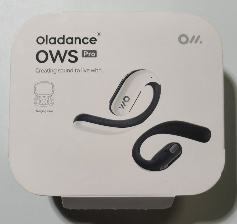 Oladance (OLA07) OWS Pro Wireless Headphones, Porcelain White