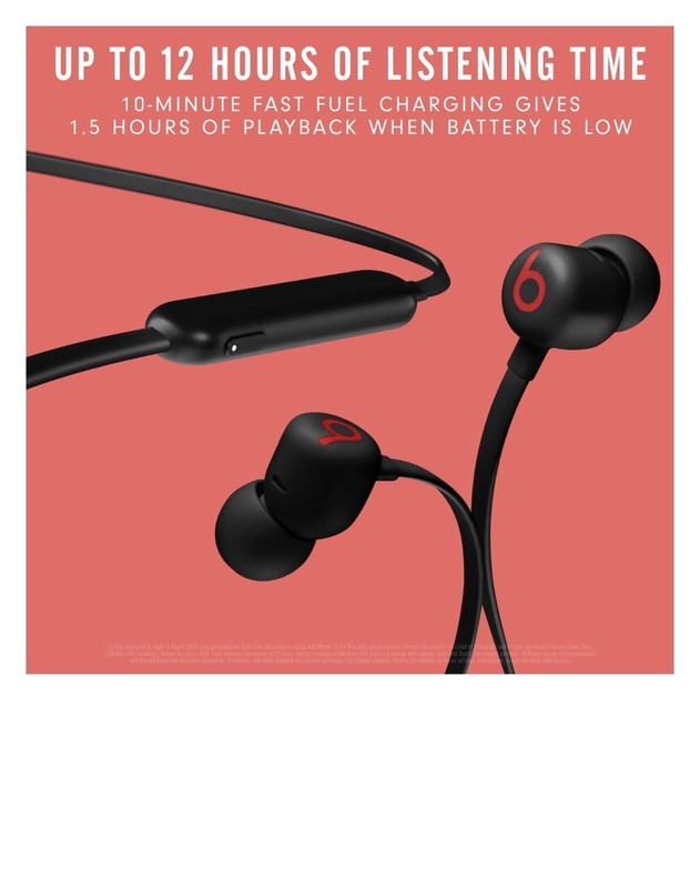 Beats by Dr. Dre Flex Wireless In-Ear Headphones - Beats Black gallery