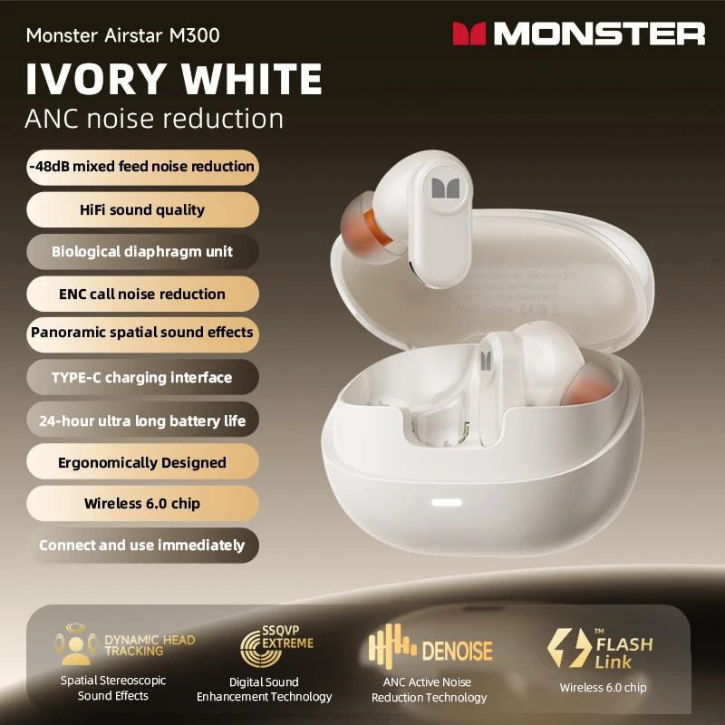 OWS Bluetooth 6.0 Ear Clip Earbuds Sports Open Ear HD Calls Noise Cancelling