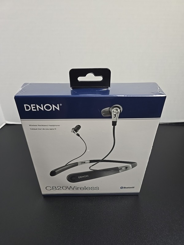 🔥DENON Premium Sound Wireless Neckband Bluetooth Headphones AH-C820W NEW SEALED