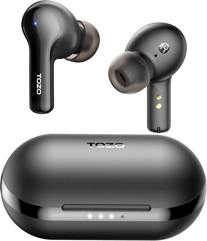 TOZO A2 Mini Wireless Earbuds Bluetooth 5.3 in Ear Light-Weight Black