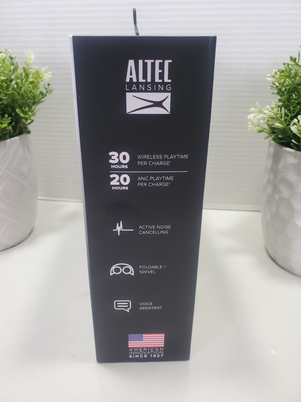 Altec Lansing Nanophone ANC 2.0 Black Over-Ear Bluetooth Wireless Headphones NEW gallery