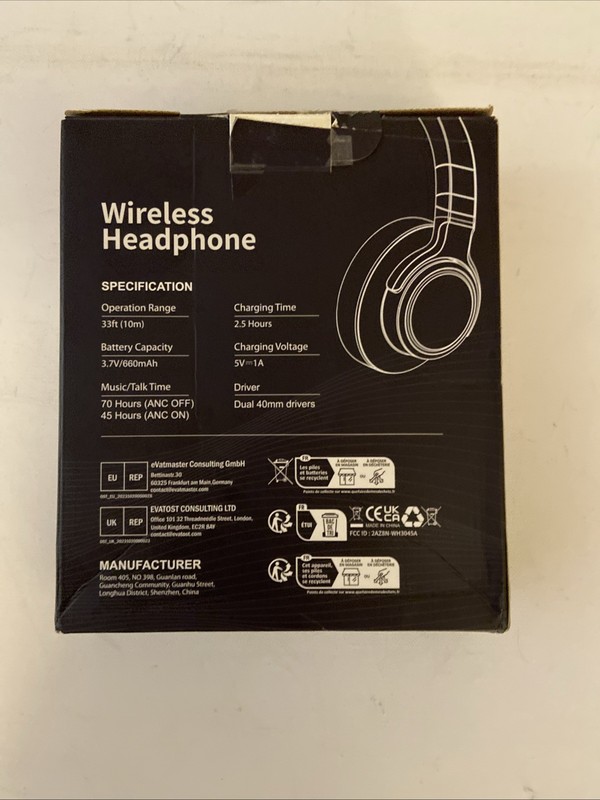 KVIDIO Wired, Bluetooth Over Ear Headphones Noise Cancelling ANC Transparent gallery