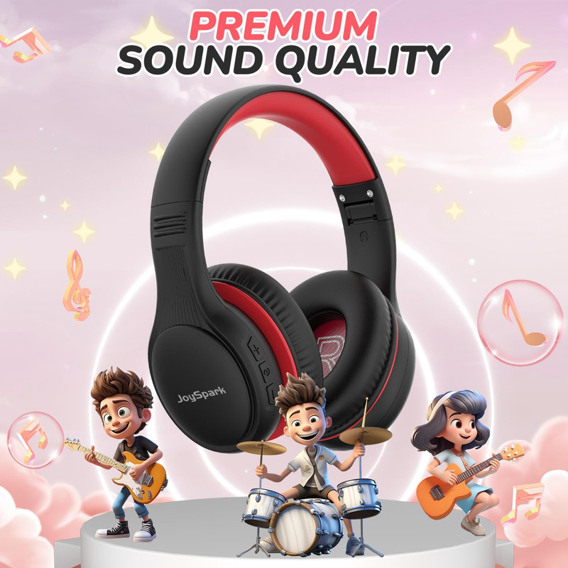 Kids Bluetooth Headphones, 60 Hours Playtime, Bluetooth 5.4 Kids Headphones Wire gallery
