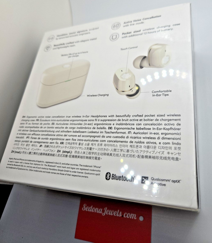 SEALED - Montblanc MTB 03 Headphones 135495 works with iPhone iPad earbuds gallery