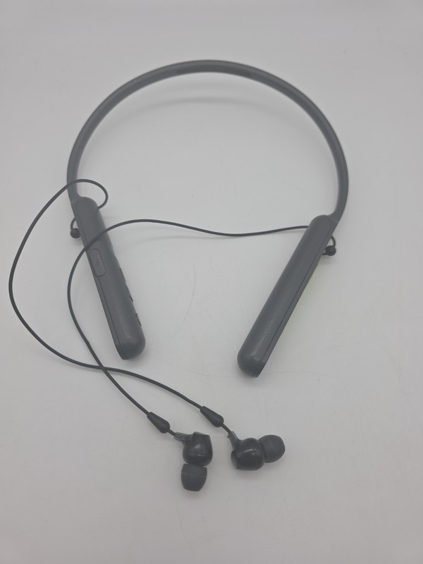 SONY WI-C400 Wireless Bluetooth Stereo Headphones Gray Tested Needs New Battery