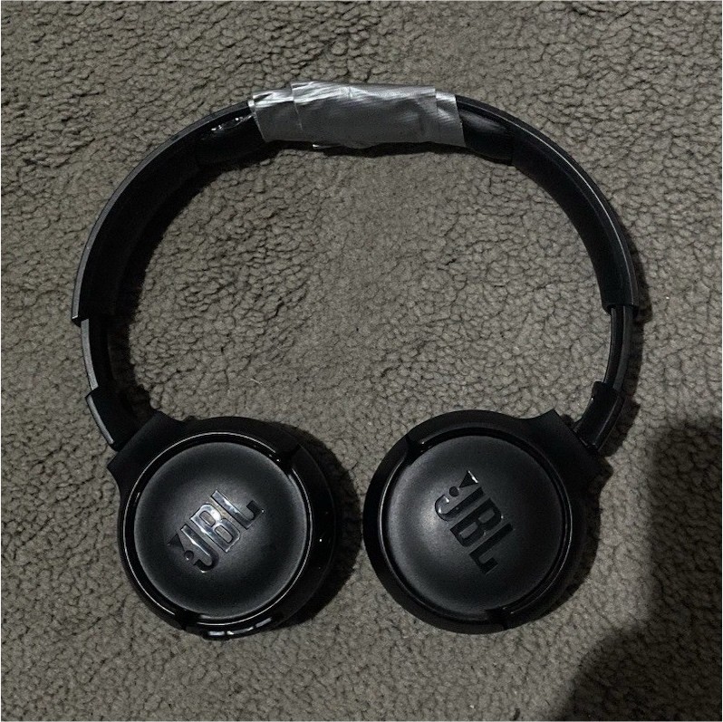 JBL Black Headband Over-Ear Double Earpiece Headphones