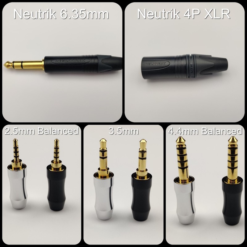 Custom Single Sleeve Headphone Cable - Dual 2.5mm Hifiman HE560 Sennheiser HD700 gallery