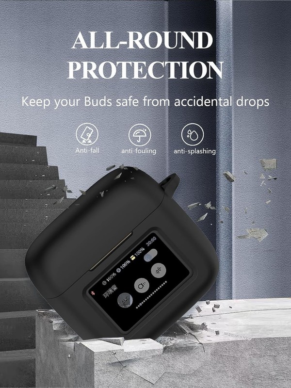 Case for JBL Tour Pro 3 – True Wireless Noise Cancelling Earbuds, Soft Silico