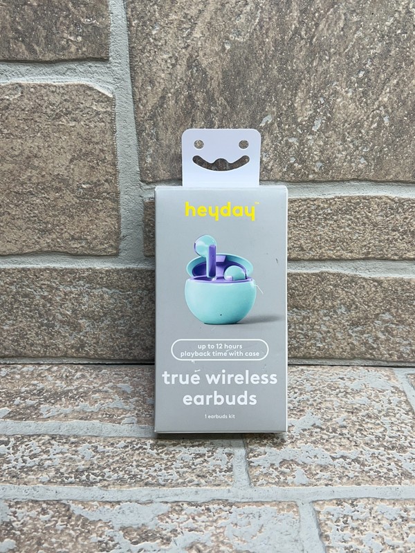 Heyday True Wireless Earbuds w/ Rechargeable Case – Spring Teal NEW