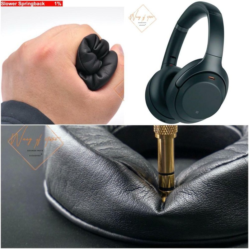 Thick Soft Memory Foam Ear Pads Cushion For Sony WH-1000XM3 WH-1000XM4 Headsets
