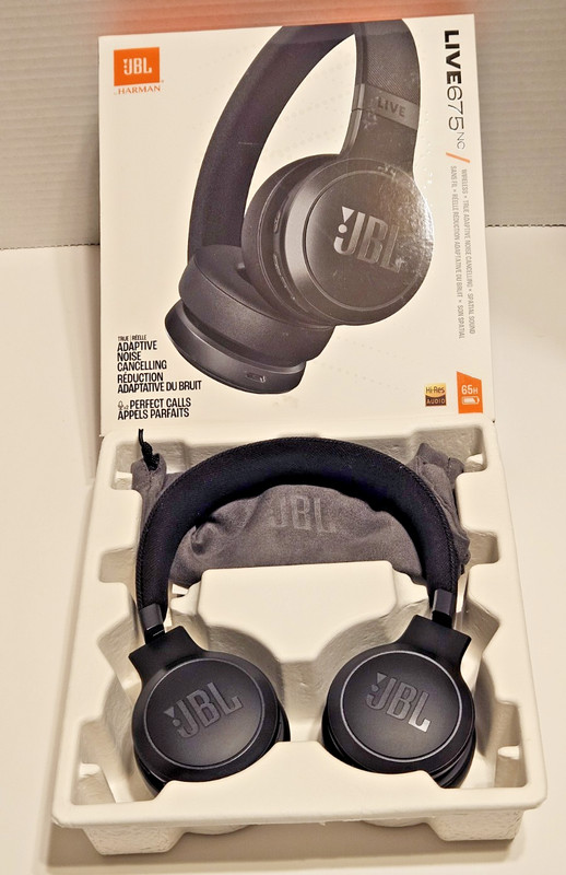 JBL LIVE675NC by HARMAN*WIRELESS ON EAR*BLUETOOTH*TRUE ADAPTIVE NOISE CANCELLING