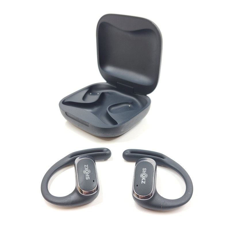 Shokz OpenFit Air T511 Open Ear True Wireless Bluetooth Earbuds – Black